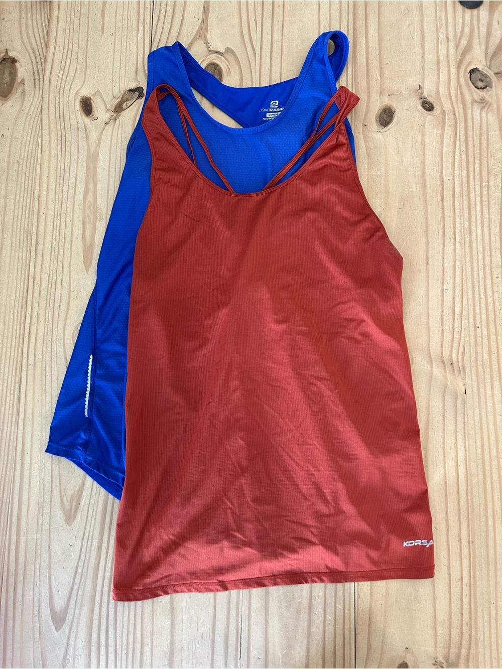 KORSA / Roadrunner Sports Bundle of 2 Tank Tops with Layered Backs